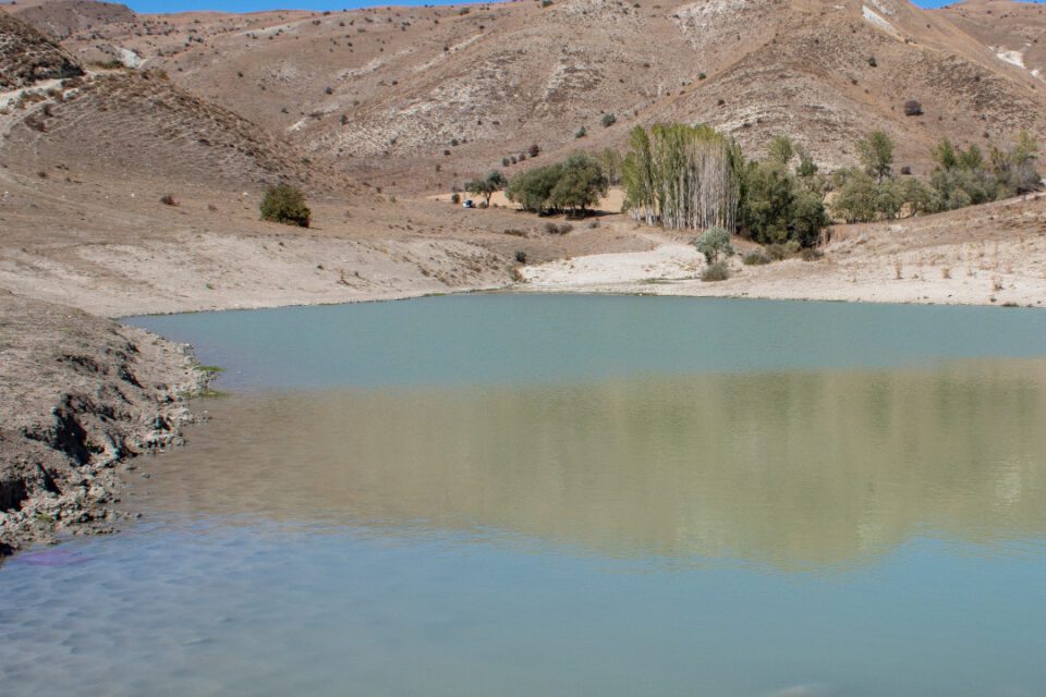 small reservoir in semi arid climate zone